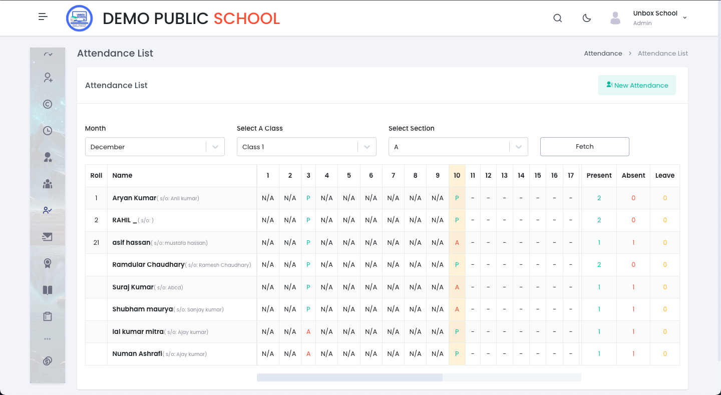 Attendance Management